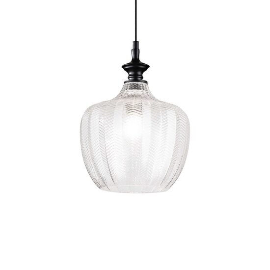 Lustra moderna transparenta abajur sticla 1xE27/60W, Lord SP1 263632 Ideal Lux