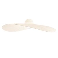 Lustra moderna crem abajur panza boruri largi 1xE27/60W, Madame SP1 219875 Ideal Lux