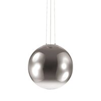 Lustra moderna abajur fumuriu 1xE27/42W, Mapa Fade SP1 D50 161327 Ideal Lux