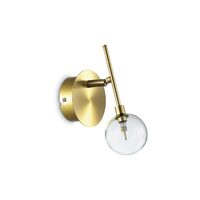 Aplica moderna alama patinata abajur sticla 1xG4/2W, Maracas AP1 200330 Ideal Lux