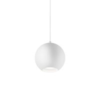 Lustra moderna alba abajur sferic 1xGU10/28W, Mr Jack SP1 Big 231273 Ideal Lux