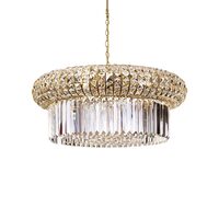Candelabru modern auriu cristal 16xE14/40W, NABUCCO SP16 237800 Ideal Lux