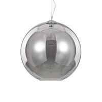 Lustra moderna fume abajur sticla 1xE27/42W, NEMO SP1 D50 094137 Ideal Lux