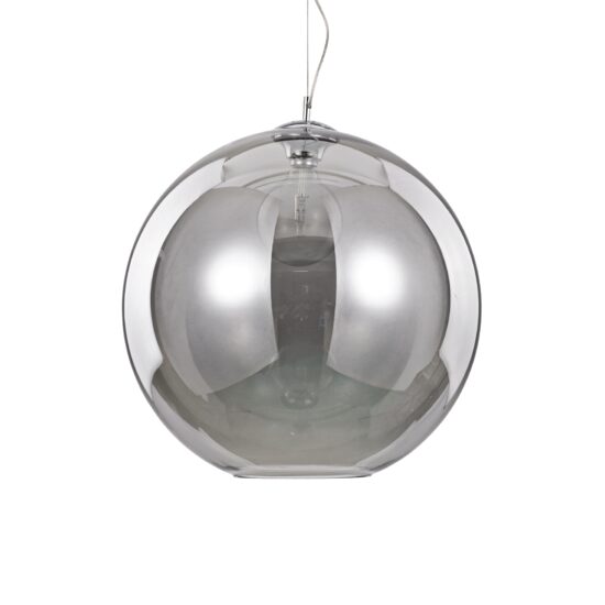 Lustra moderna fume abajur sticla 1xE27/42W, NEMO SP1 D50 094137 Ideal Lux