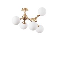 Plafoniera alama satinata 5xE14/28W, NODI PL5 241050, Ideal Lux