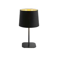 Veioza moderna neagra abajur PVC 1xE27/60W, Nordik TL1 161686 Ideal Lux