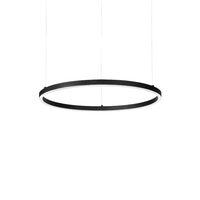 Lustra moderna neagra LED 29W/3000lm/3000K, ORACLE SLIM SP D50 Round 229492 Ideal Lux