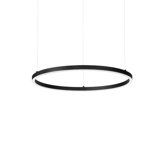 Lustra moderna neagra LED 29W/3000lm/3000K, ORACLE SLIM SP D50 Round 229492 Ideal Lux