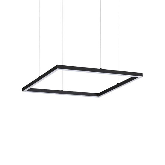 Lustra moderna neagra LED 33W/3050lm/3000K, ORACLE SLIM SP D50 Square 259161 Ideal Lux
