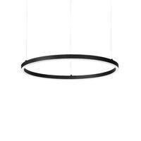 Lustra moderna neagra LED 37W/4250lm/3000K, ORACLE SLIM SP D70 Round 229515 Ideal Lux