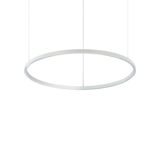 Lustra moderna alba LED 37W/4250lm/3000K, ORACLE SLIM SP D70 Round 229485 Ideal Lux