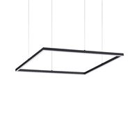 Lustra moderna neagra LED 44W/4350lm/3000K, ORACLE SLIM SP D70 Square 259185 Ideal Lux