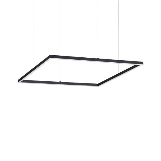 Lustra moderna neagra LED 44W/4350lm/3000K, ORACLE SLIM SP D70 Square 259185 Ideal Lux