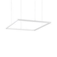 Lustra moderna alba LED 44W/4350lm/3000K, ORACLE SLIM SP D70 Square 259178 Ideal Lux