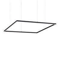 Lustra moderna neagra LED 53W/5200lm/3000K, ORACLE SLIM SP D90 Square 259208 Ideal Lux