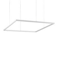 Lustra moderna alba LED 53W/5200lm/3000K, ORACLE SLIM SP D90 Square 259192 Ideal Lux