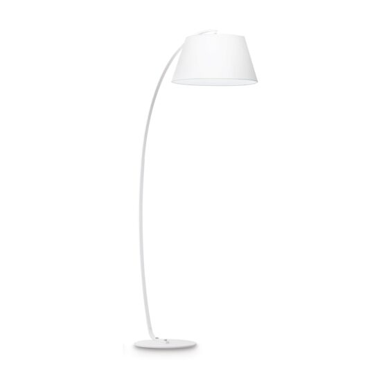 Lampadar modern alb abajur textil 1xE27/60W, PAGODA PT1 051741 Ideal Lux