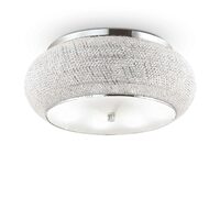Plafoniera moderna cromata cu cristale 14xE14/40W, Pasha PL14 164991 Ideal Lux