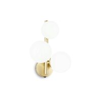 Aplica moderna alama abajururi sticla alba 3xG9/15W, Perlage AP3 283784 Ideal Lux