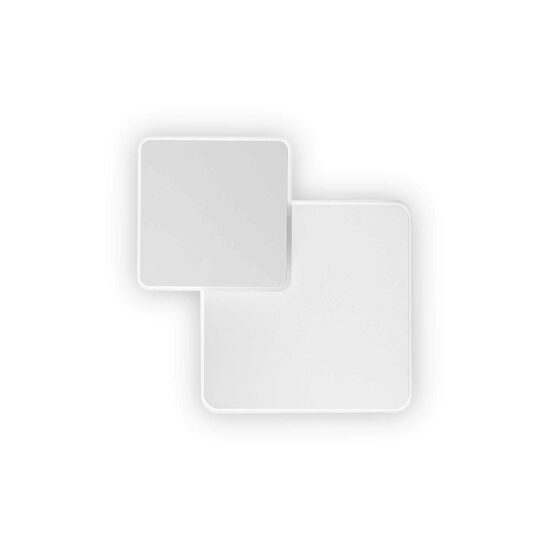 Aplica moderna alba LED 15W/2000lm/3000K, POUCHE AP Square 259352 Ideal Lux