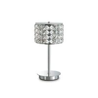 Veioza moderna cromata abajur cristale 1xG9/40W, Roma TL1 114620 Ideal Lux