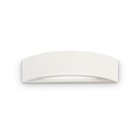 Aplica moderna alba dispersor sticla 1xE14/40W, SODA AP1 105710 Ideal Lux