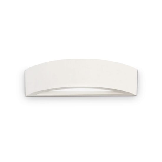 Aplica moderna alba dispersor sticla 1xE14/40W, SODA AP1 105710 Ideal Lux