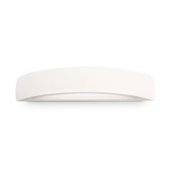 Aplica moderna alba dispersor sticla 2xE14/40W, SODA AP2 105727 Ideal Lux