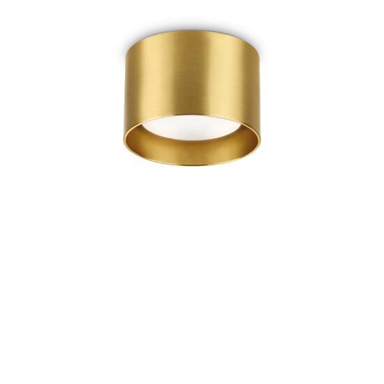 Plafoniera moderna alama satinata 1xGX53/15W, SPIKE PL1 Round 285238 Ideal Lux