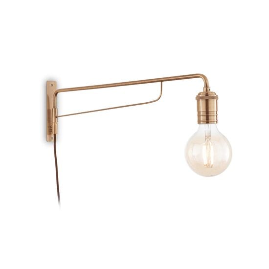 Aplica cu look industrial alama patinata 1xE27/42W, TRIUMPH AP1 160214 Ideal Lux