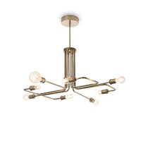 Candelabru look industrial alama patinata 8xE27/42W, TRIUMPH SP8 160269 Ideal Lux