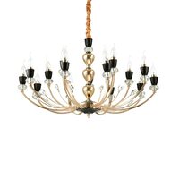 Candelabru modern cu note venetiene 15xE14/40W, VANITY SP15 206639 Ideal Lux