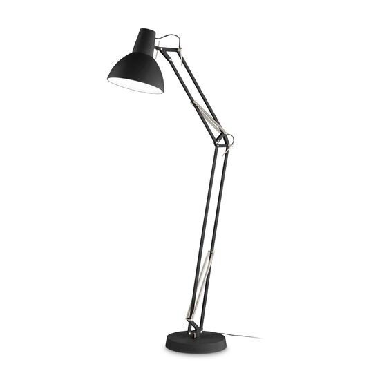 Lampadar modern negru metalic reglabil 1xE27/42W, Wally PT1 265292 Ideal Lux