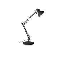Veioza moderna neagra metalica reglabila 1xE27/42W, Wally TL1 265278 Ideal Lux