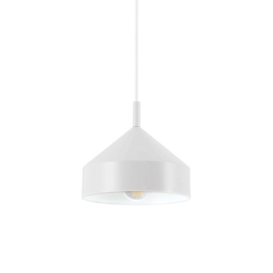 Lustra moderna alba 1xE27/60W, YURTA SP1 D21 285146 Ideal Lux