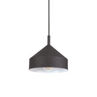 Lustra moderna neagra 1xE27/60W, YURTA SP1 D21 281568 Ideal Lux