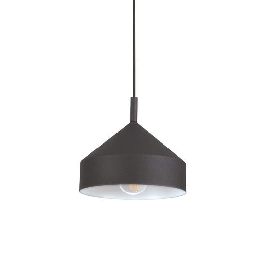 Lustra moderna neagra 1xE27/60W, YURTA SP1 D21 281568 Ideal Lux