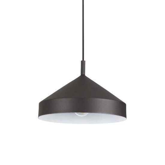 Lustra moderna neagra 1xE27/60W, YURTA SP1 D30 285139 Ideal Lux
