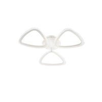 Plafoniera moderna LED alb mat dispersor efect bule aer, PETALO 01-2459 Smarter