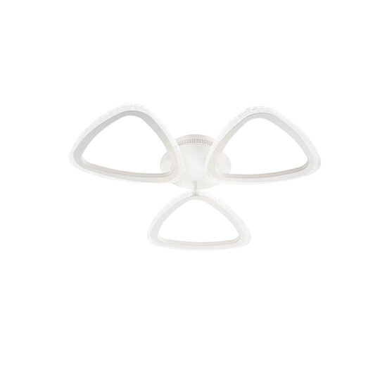 Plafoniera moderna LED alb mat dispersor efect bule aer, PETALO 01-2459 Smarter