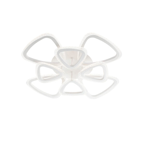 Plafoniera moderna LED alb mat dispersor efect bule aer, PETALO 01-2460 Smarter