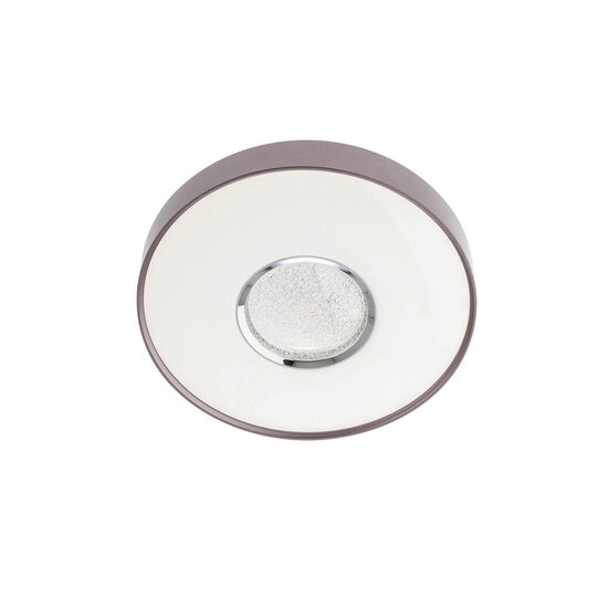 Plafoniera moderna LED alb mat ornament cromat, SUMO 05-925 Smarter
