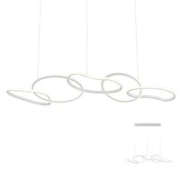 Lustra moderna alba dimmabila LED 100W/12980lm/3000K, Bias 01-2597 Redo