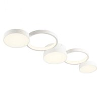 Plafoniera moderna alba dimmabila LED 65W/9393lm/3000K, Cronos 01-2539 Redo