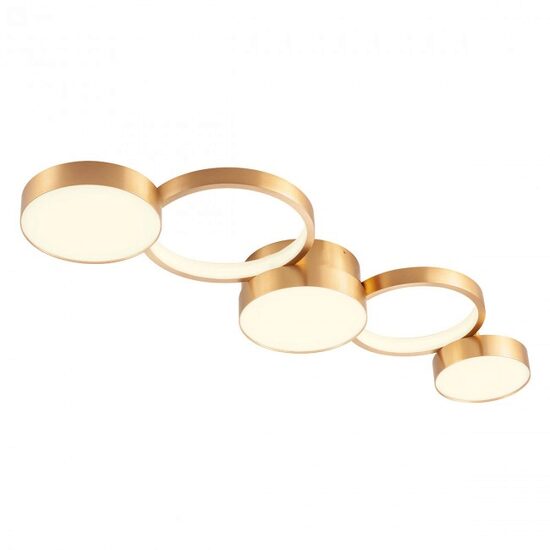 Plafoniera moderna bronz dimmabila LED 65W/9393lm/3000K, Cronos 01-2540 Redo