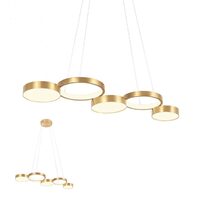 Lustra moderna bronz dimmabila LED 65W/9626lm/3000K, Cronos 01-2543 Redo