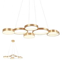 Lustra moderna bronz dimmabila LED 65W/9393lm/3000K, Cronos 01-2546 Redo
