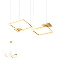 Lustra moderna aurie dimmabila LED 110W/12550lm/3000K, Sigua 01-2612 Redo