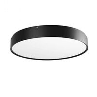 Plafoniera moderna neagra dimmabila LED 54W/5710lm/3000K, Yomo 01-2572 Redo