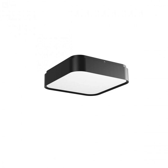 Plafoniera moderna neagra dimmabila LED 32W/3428lm/3000K, Yomo 01-2575 Redo